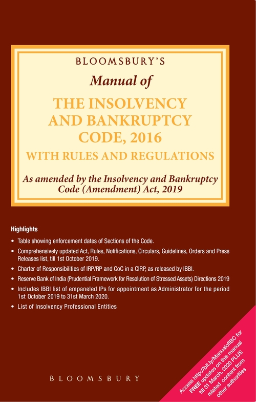 Bloomsbury’s Manual of the Insolvency and Bankruptcy Code, 2016 with Rules and Regulations (Paperback)