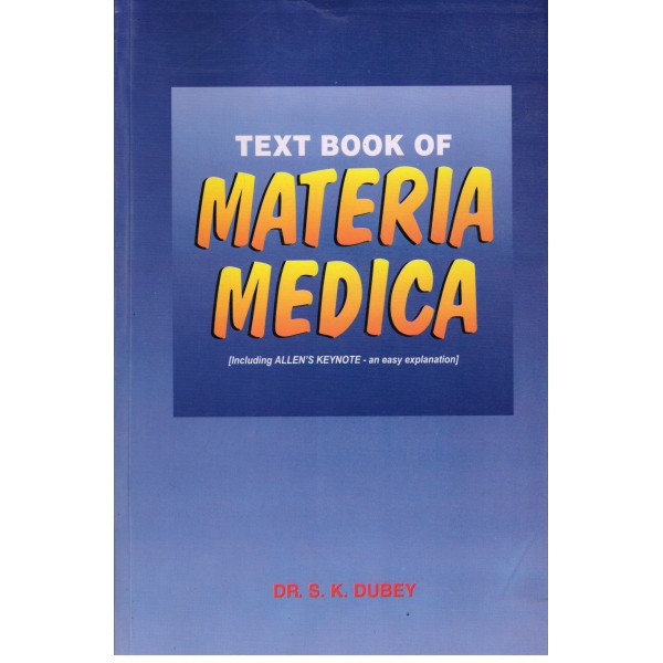 Text Book of Materia Medica (Including ALLEN'S KEYNOTE-An easy explanation ) (Reprinted Edition) (Rs 495 + Rs 65 for Service Charges)